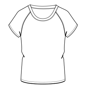 Fashion sewing patterns for T-Shirt 7340